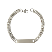 Esclavas con placa para grabar (diferentes colores y tamaños)