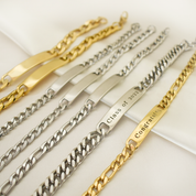 Esclavas con placa para grabar (diferentes colores y tamaños)