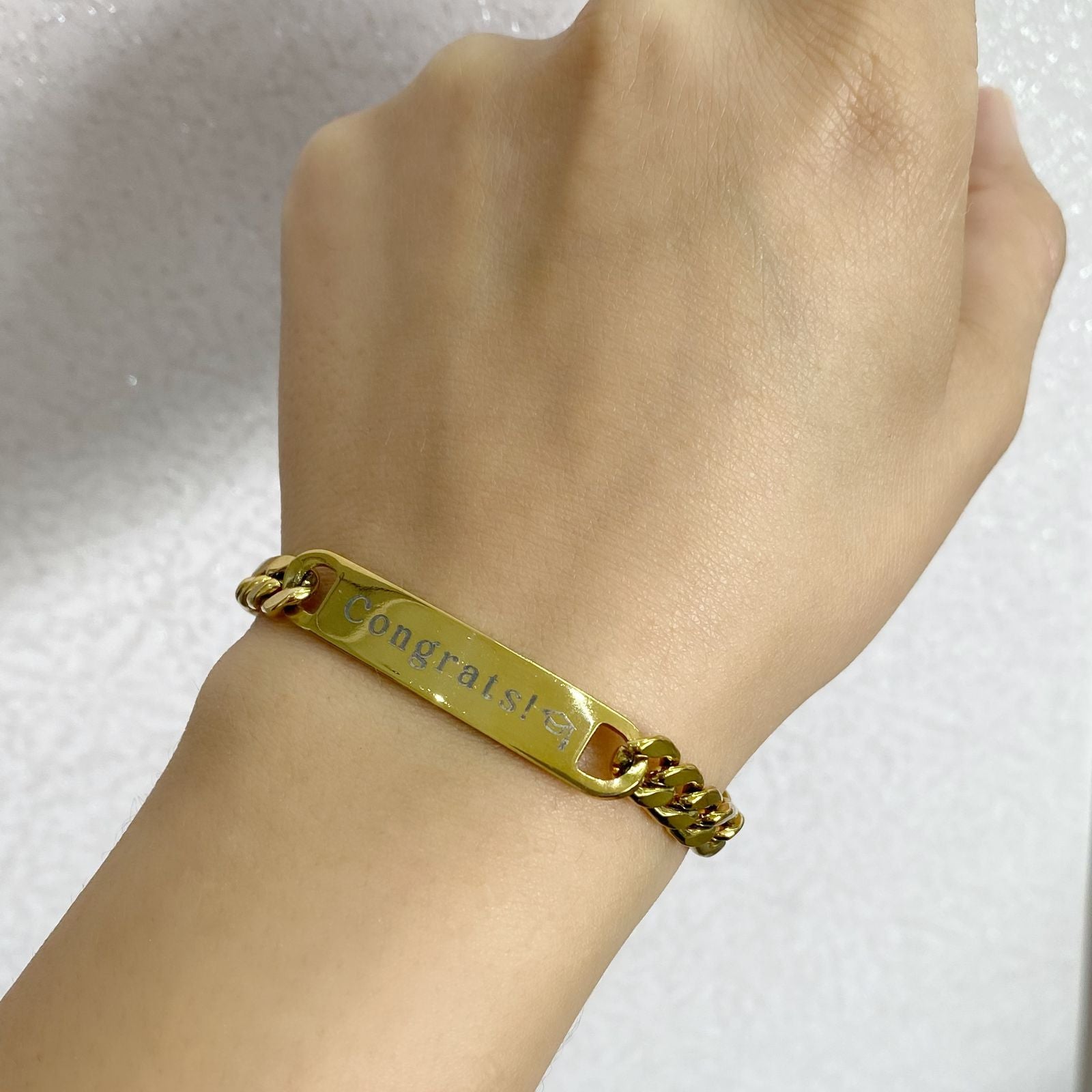 Esclavas con placa para grabar (diferentes colores y tamaños)