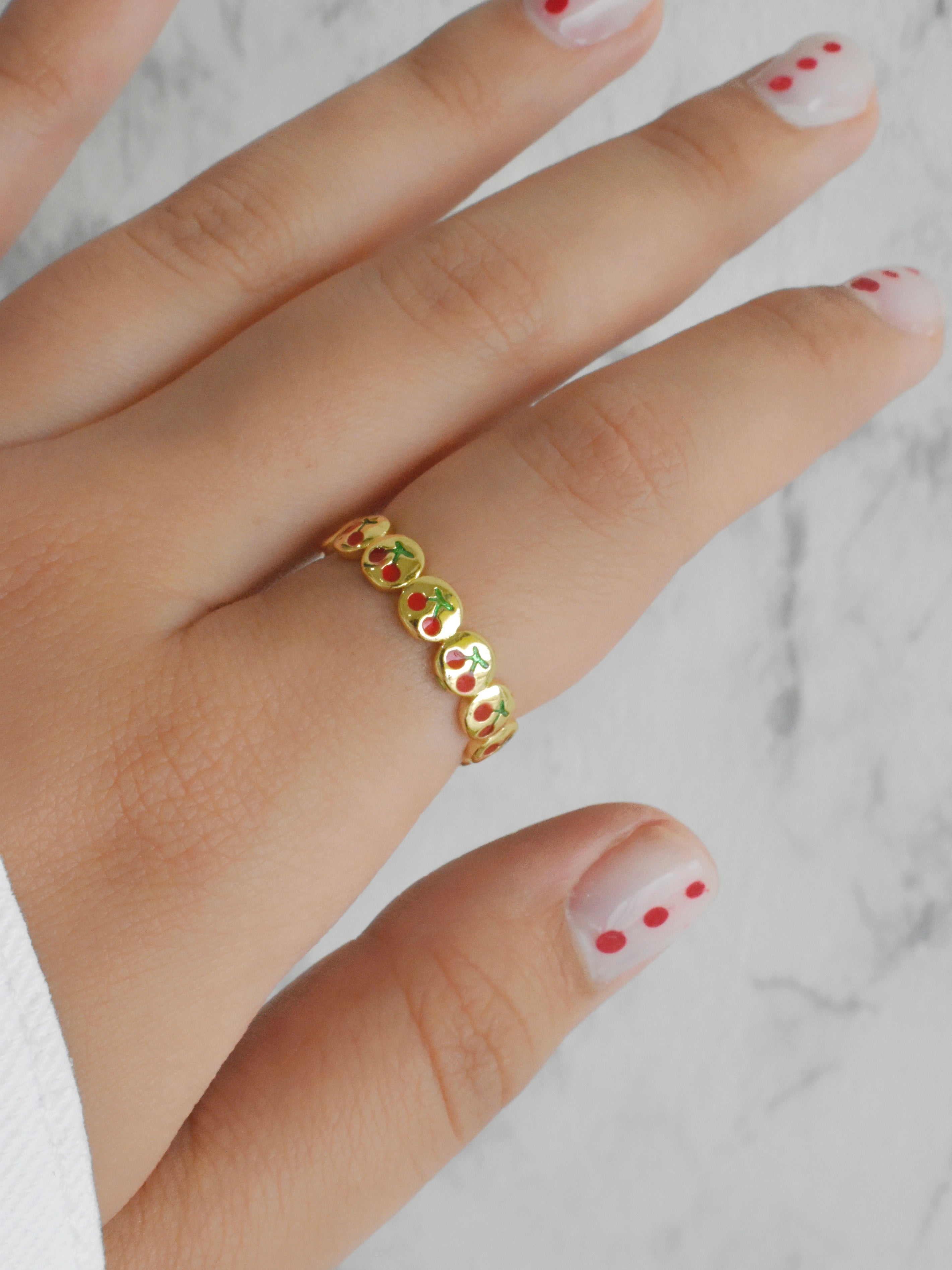 Anillo cerezas mini
