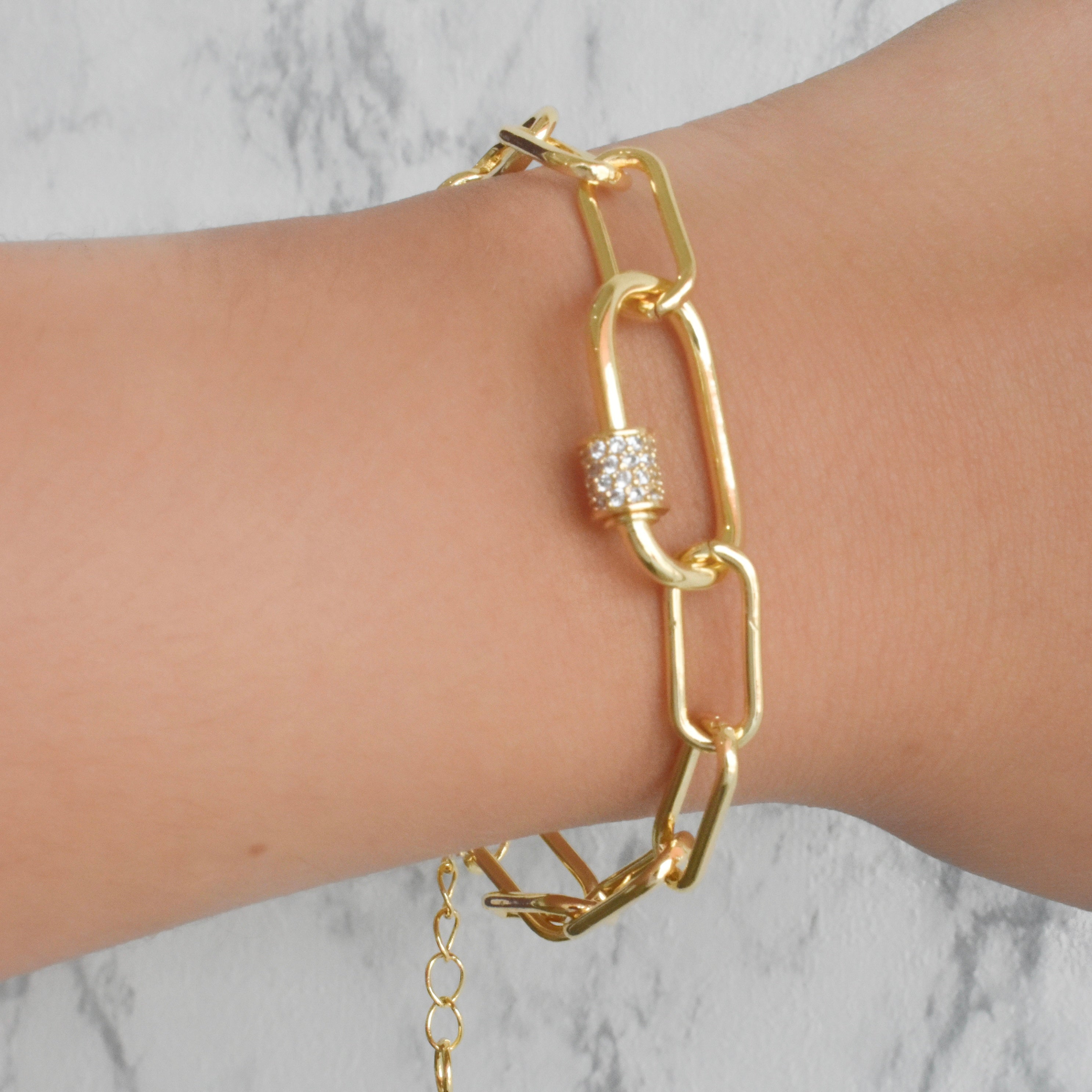 Pulsera eslabón chunky