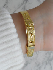 Reloj estilo cristal (dorado o plateado)