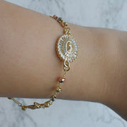 Pulsera decenario Virgen Guadalupe (florentino o dorado)