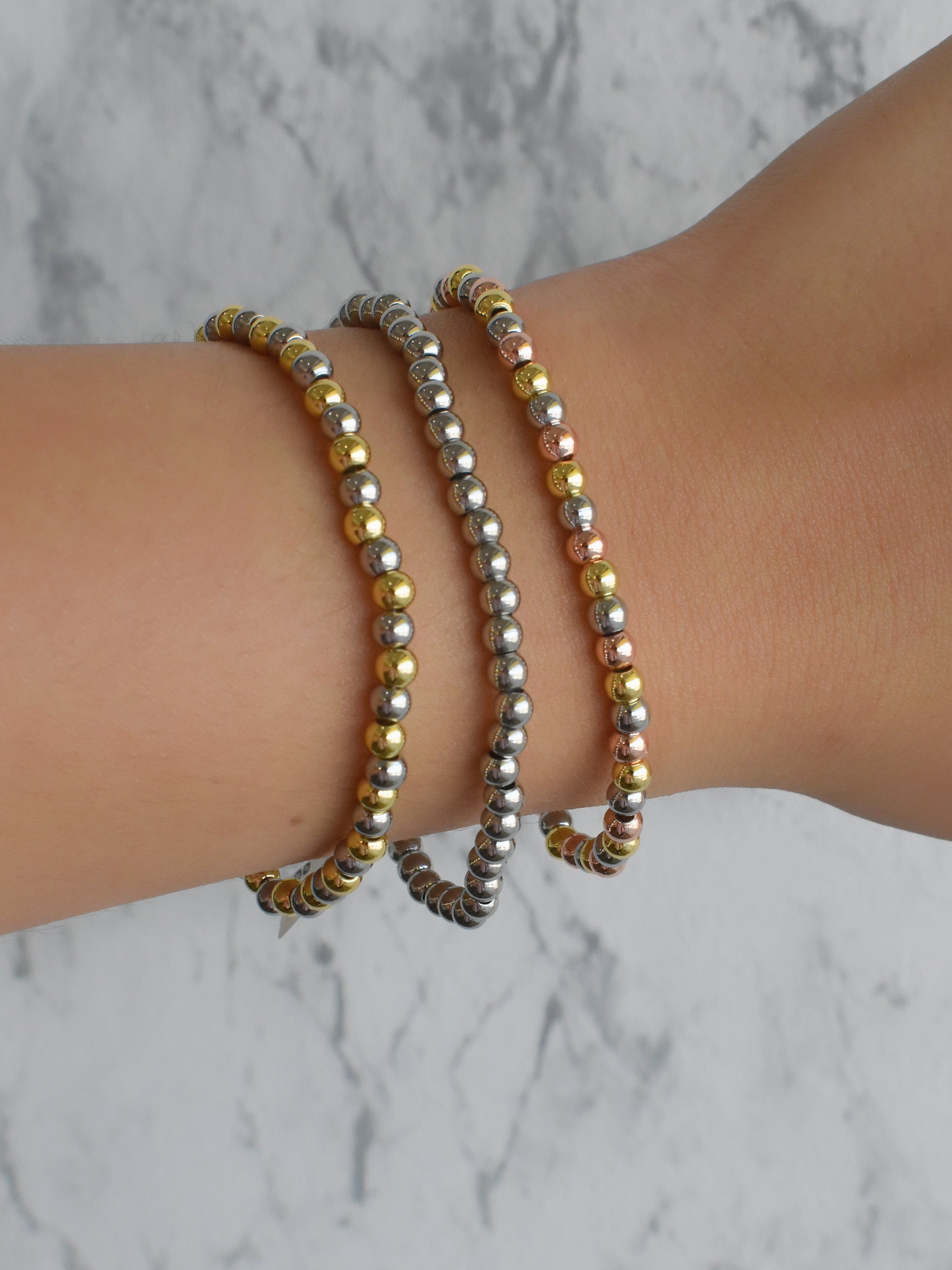 Pulsera bolitas clásica (varios colores)