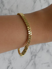 Pulsera doble fila estrellas