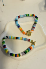 Pulsera colores verano (estrella mar o caracol)