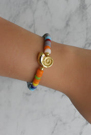 Pulsera colores verano (estrella mar o caracol)