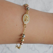 Pulsera decenario florentino Virgen G.