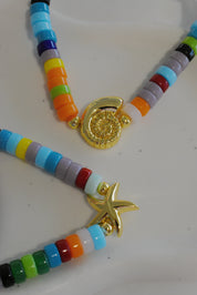 Pulsera colores verano (estrella mar o caracol)