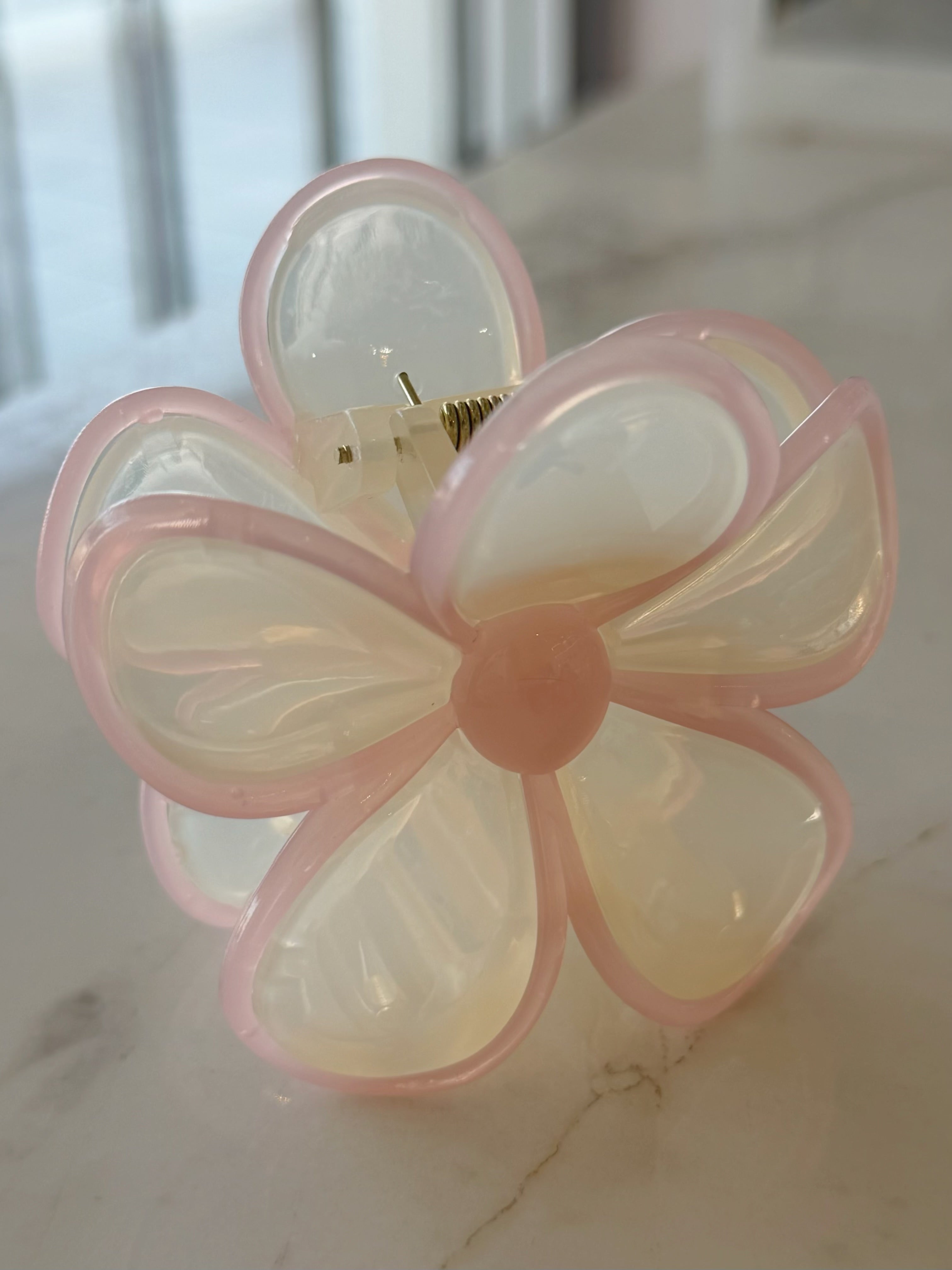 Pinza flor (tres tonos)