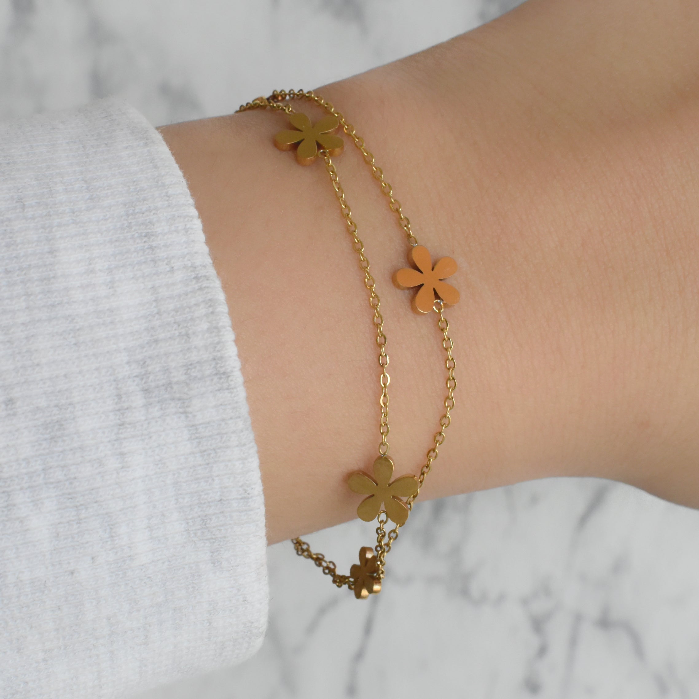 Pulsera flores