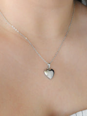 Gargantilla corazón liso