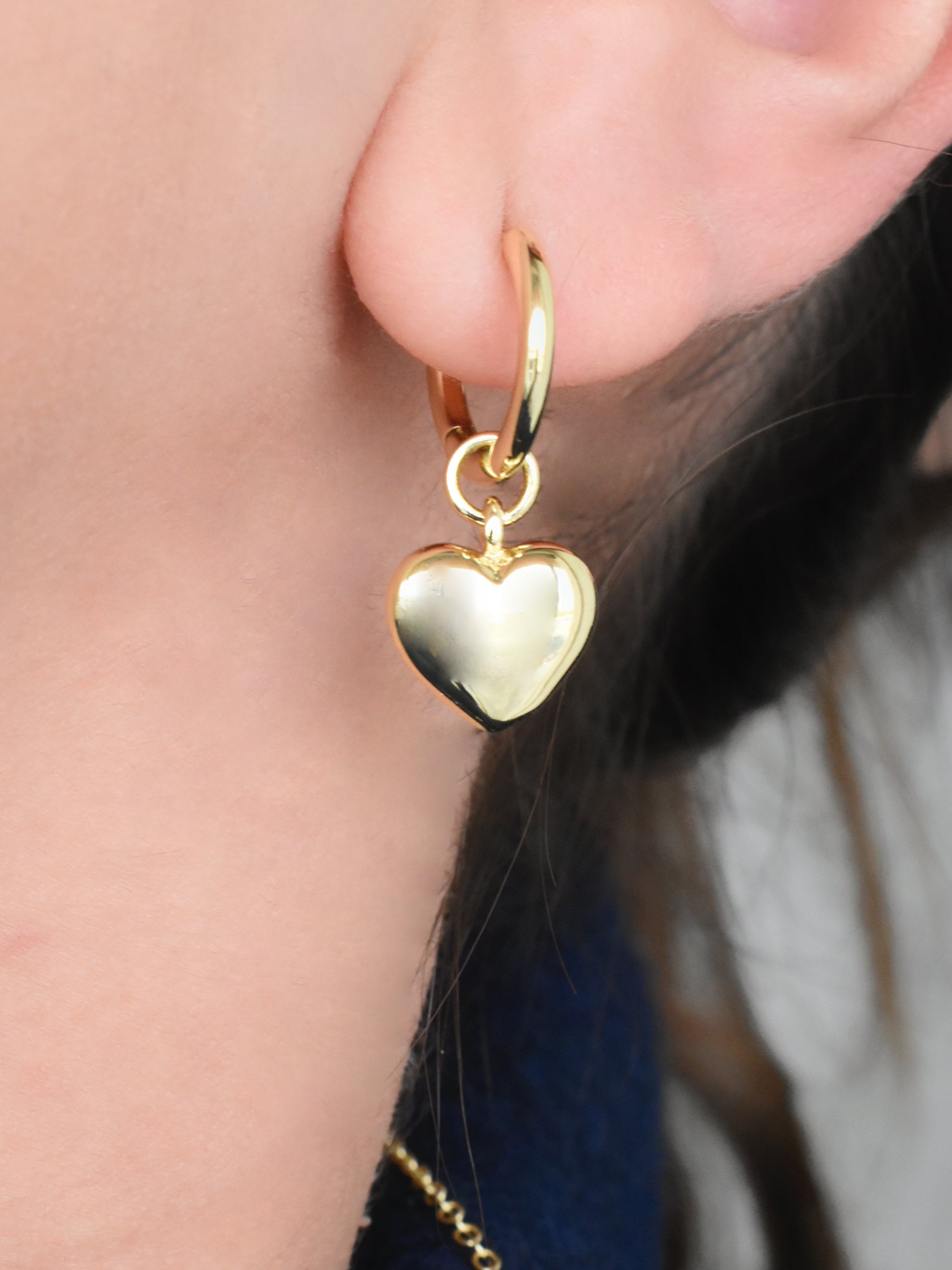 Juego corazón liso chunky