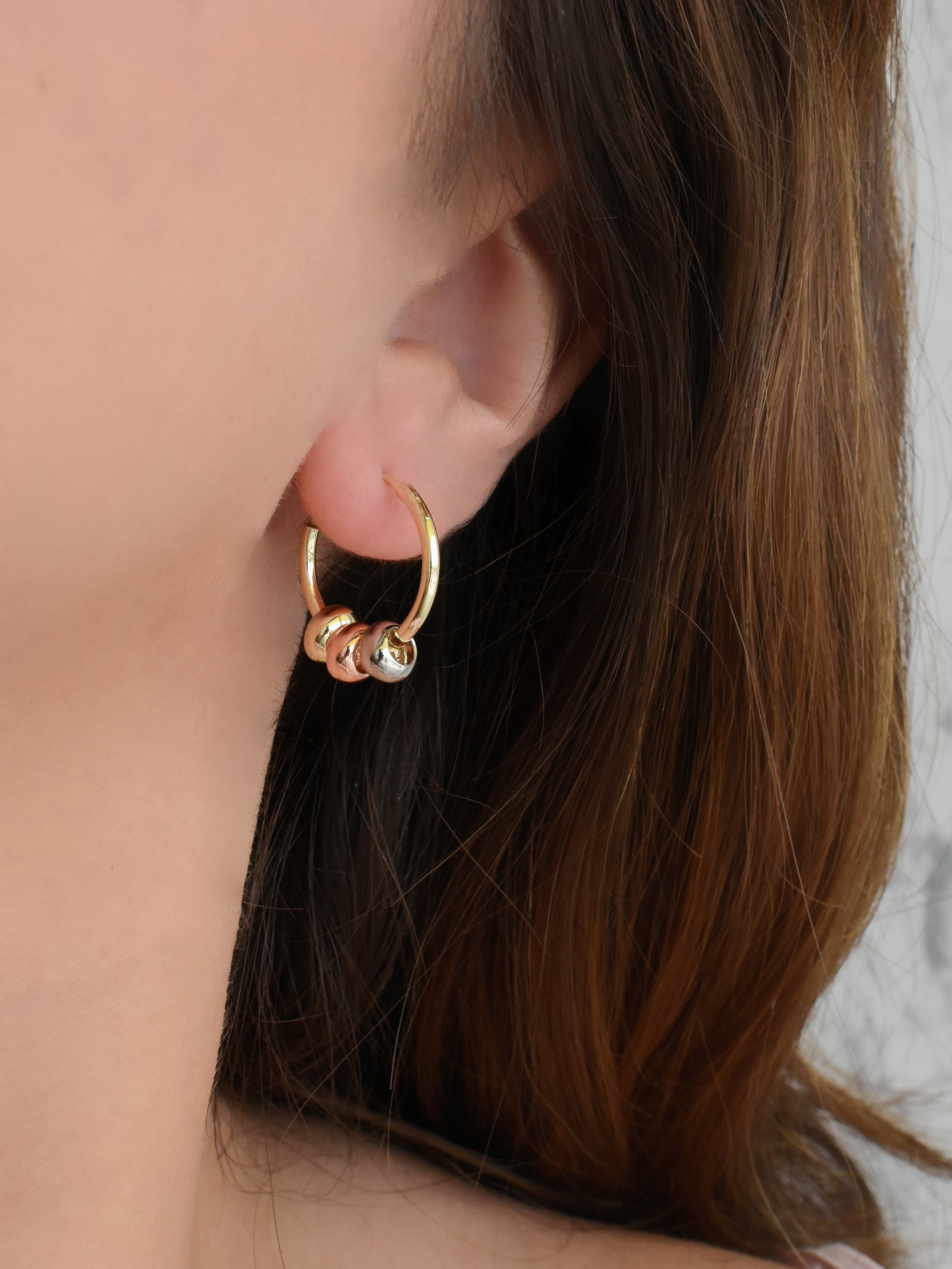Aretes hoop chica florentino