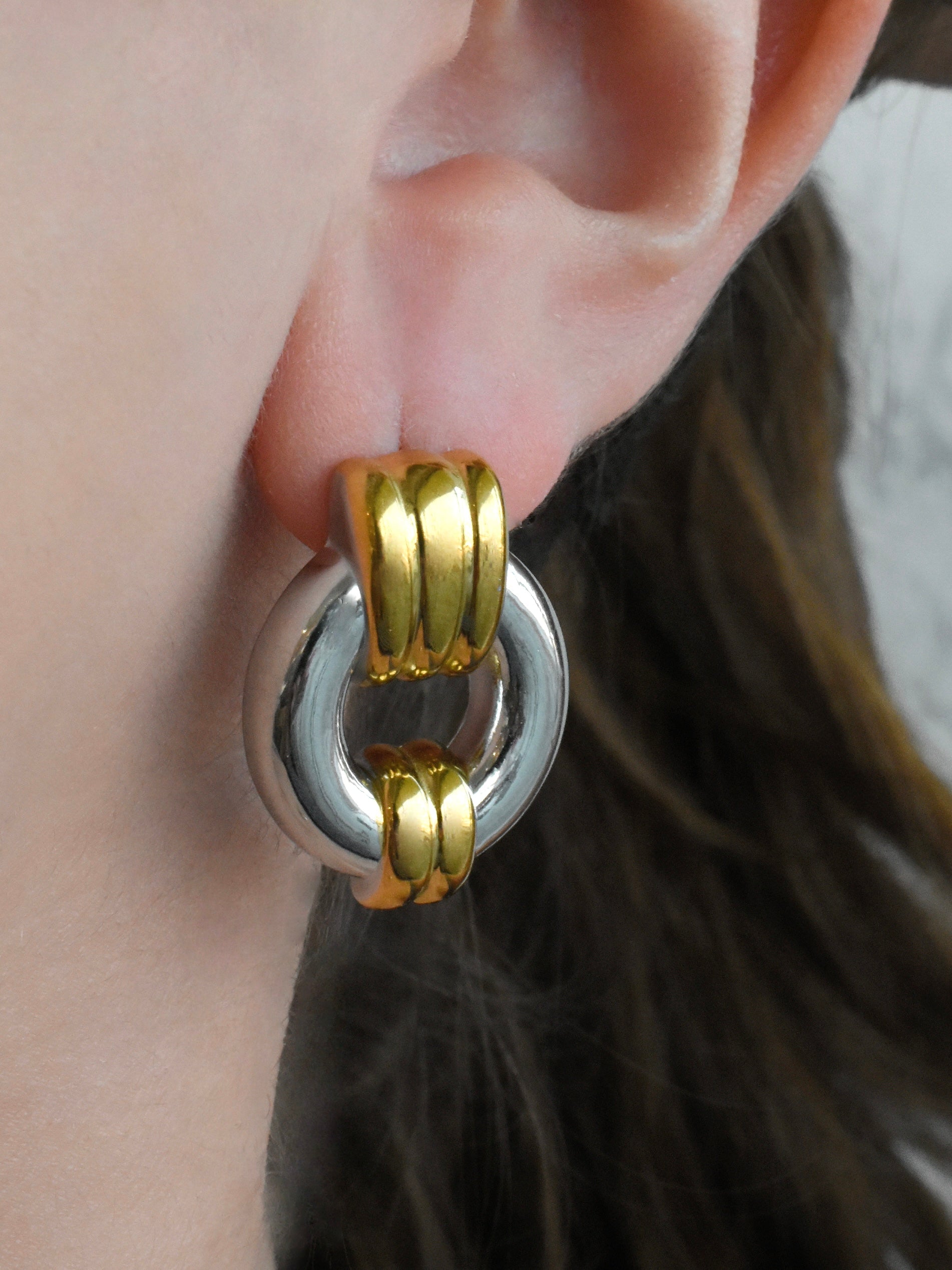 Aretes bicolor aro