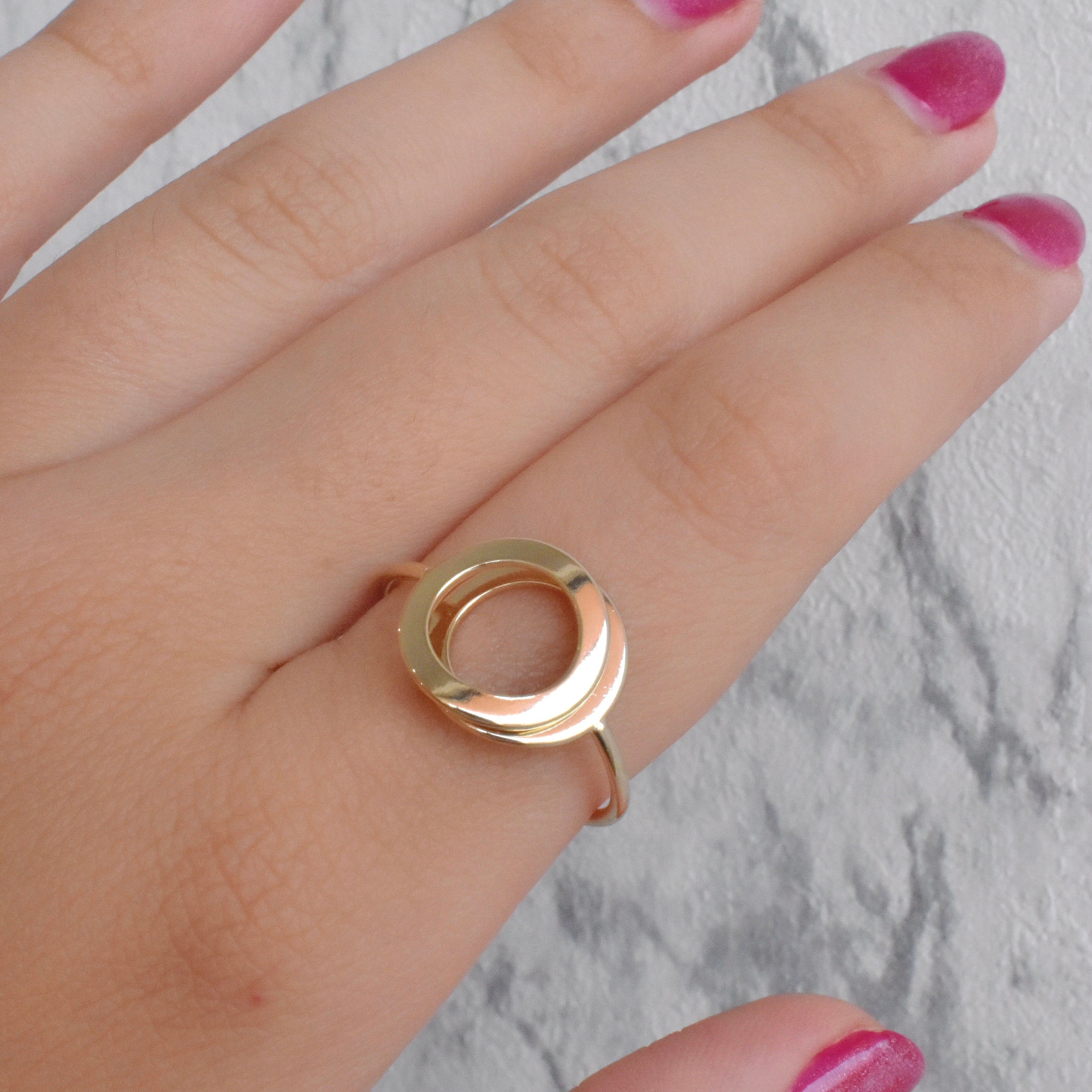 Anillo doble aro