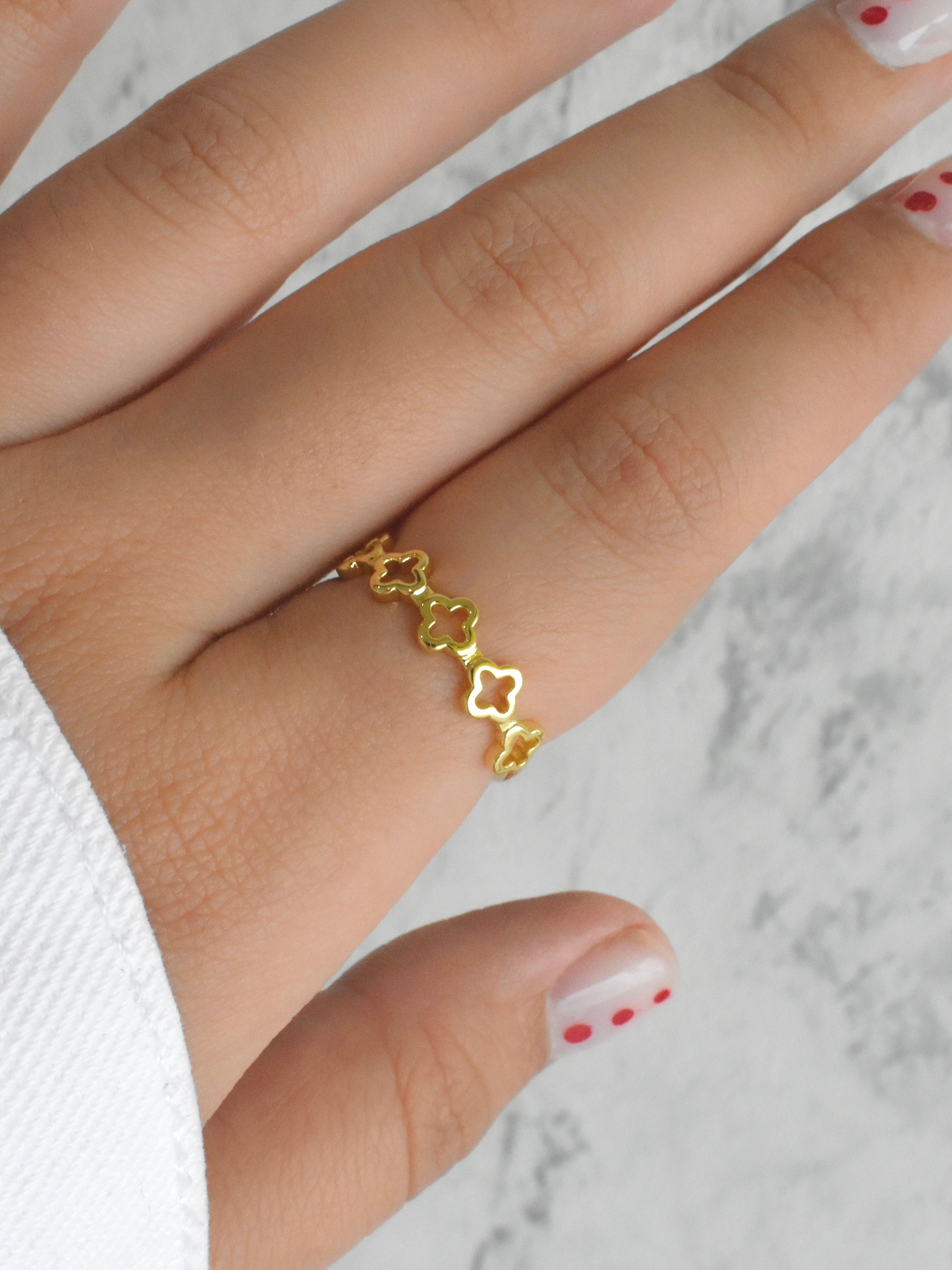 Anillo trebol