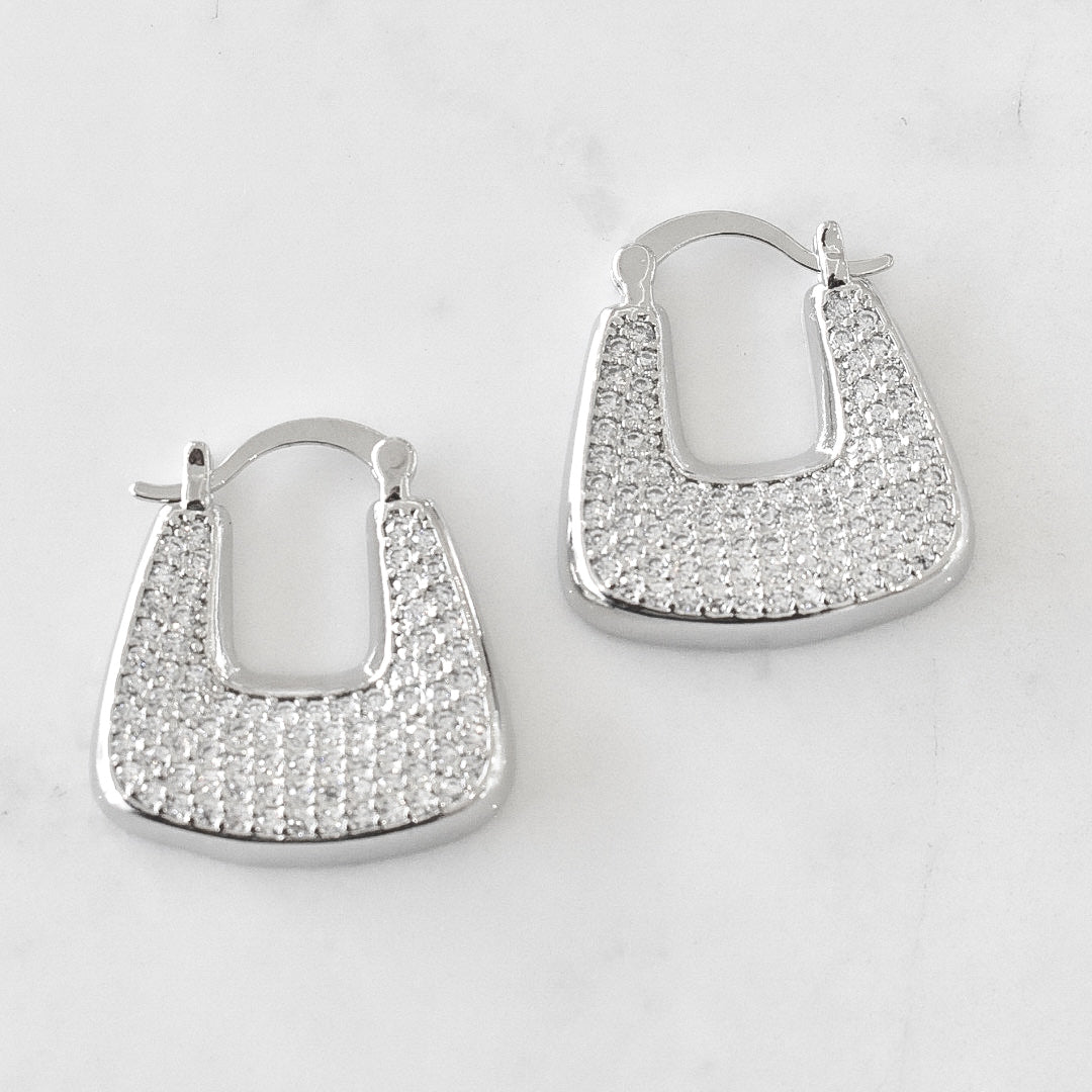 Aretes bolsa circonia