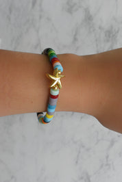Pulsera colores verano (estrella mar o caracol)