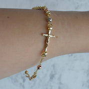 Pulsera decenario Virgen Guadalupe (florentino o dorado)