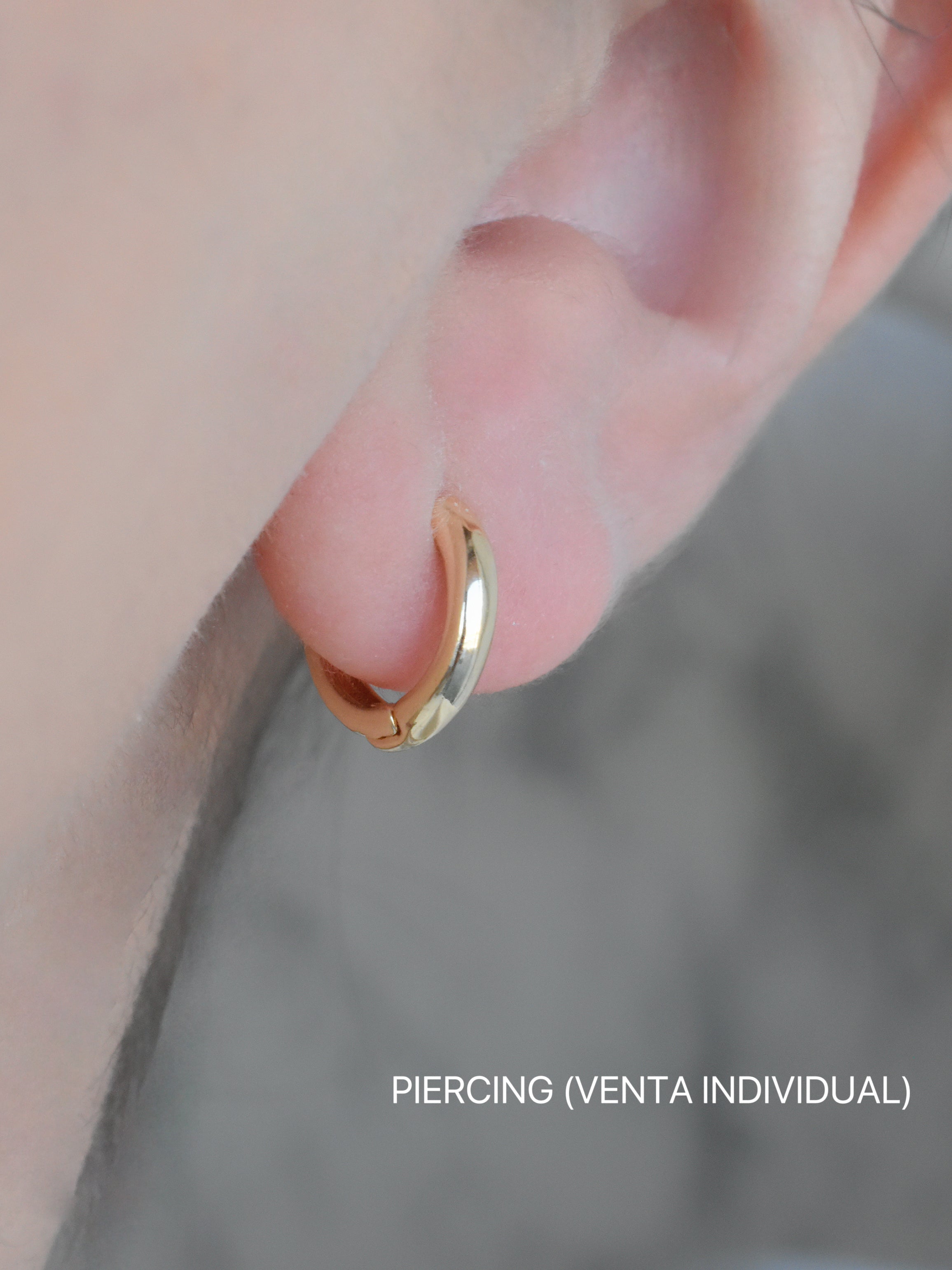 Aretes piercing mini hoop