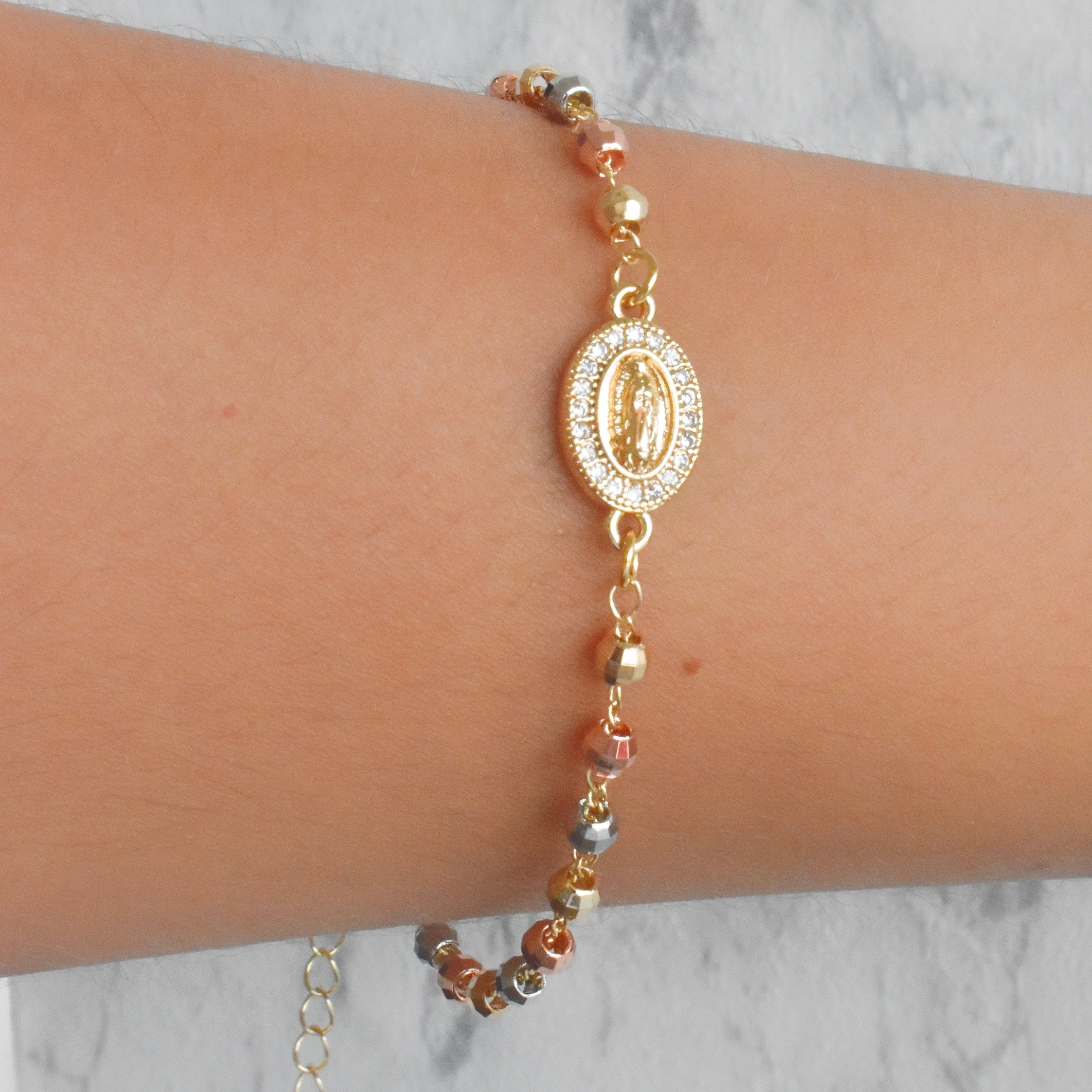 Pulsera decenario Virgen