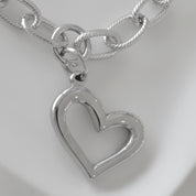 Pulsera silueta corazón