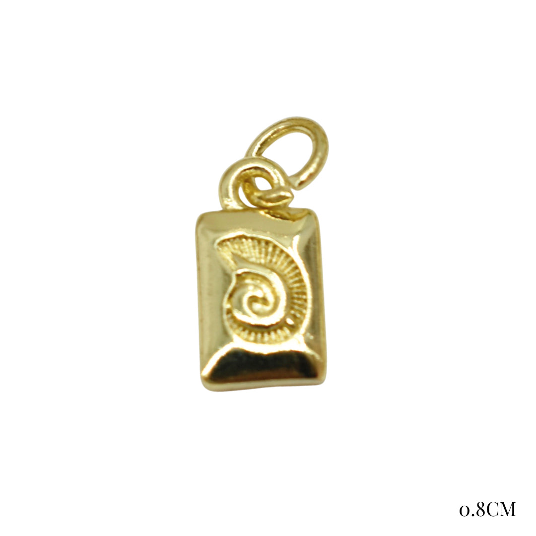 Charm plaquita caracol
