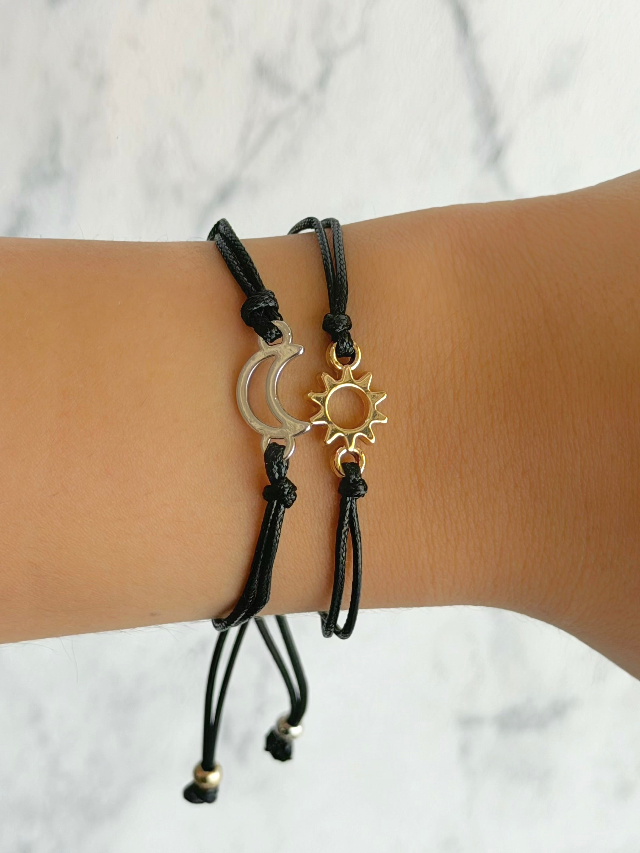 Pulsera luna y sol (venta individual)