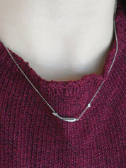 Gargantilla ballena mini circonia (dorado o plateado)