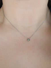 Gargantilla mini óvalo (dorado o plateado)