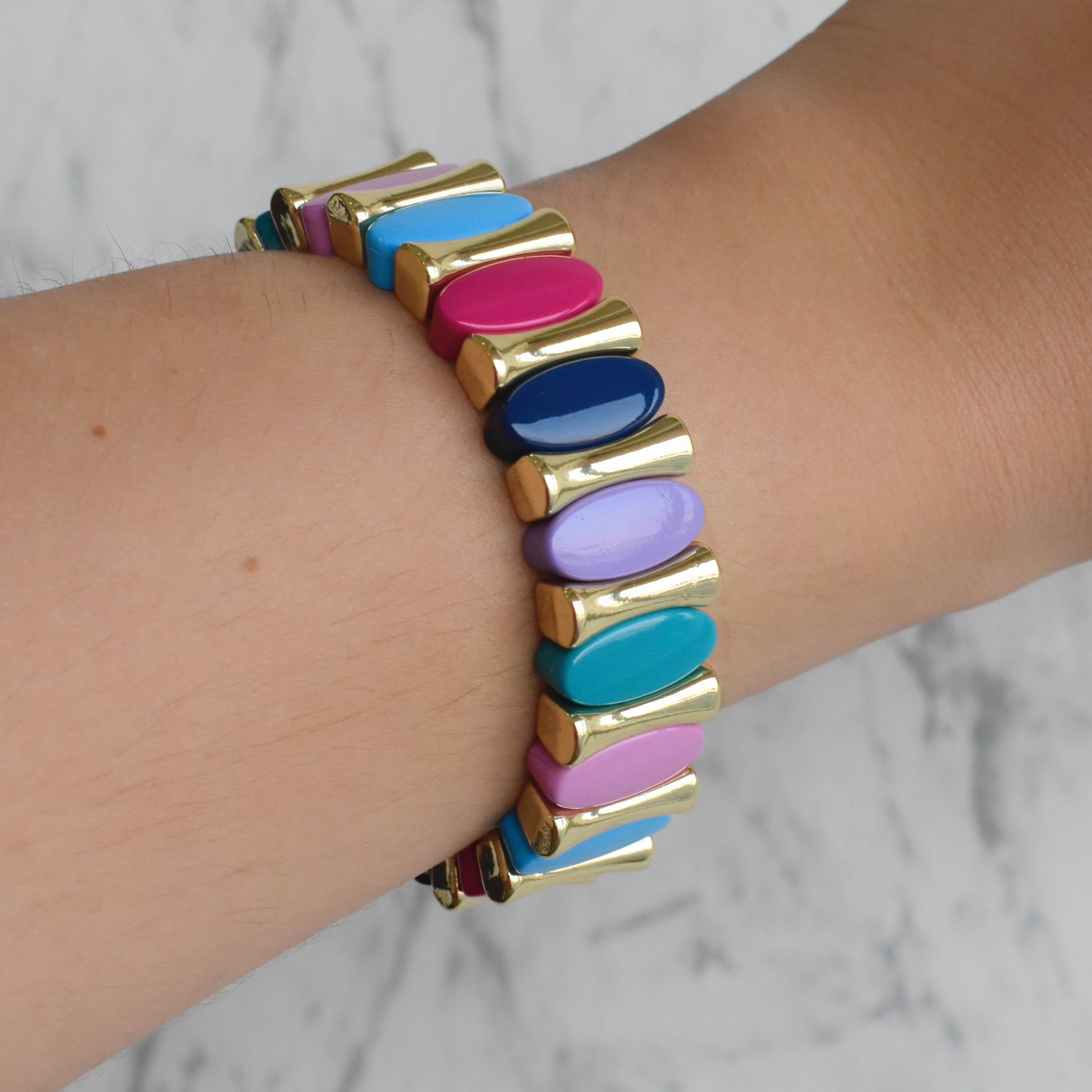 Pulsera chunky colores