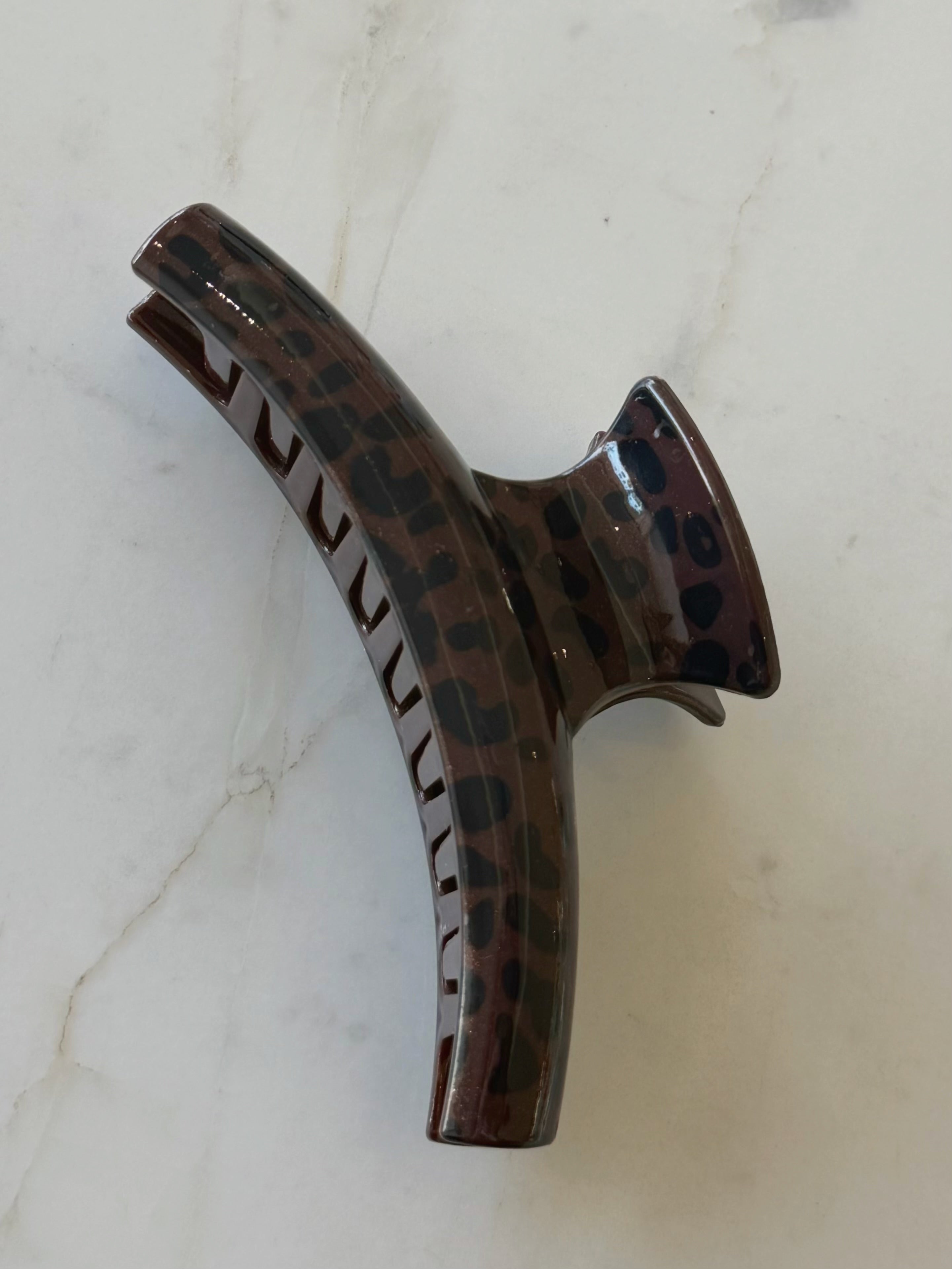 Pinza café animal print