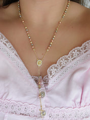 Collar rosario florentino - Virgen de Gdlpe