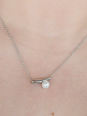 Gargantilla barra perlita