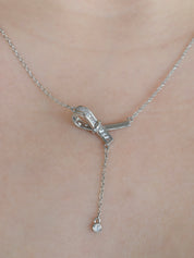 Gargantilla lazo circonia