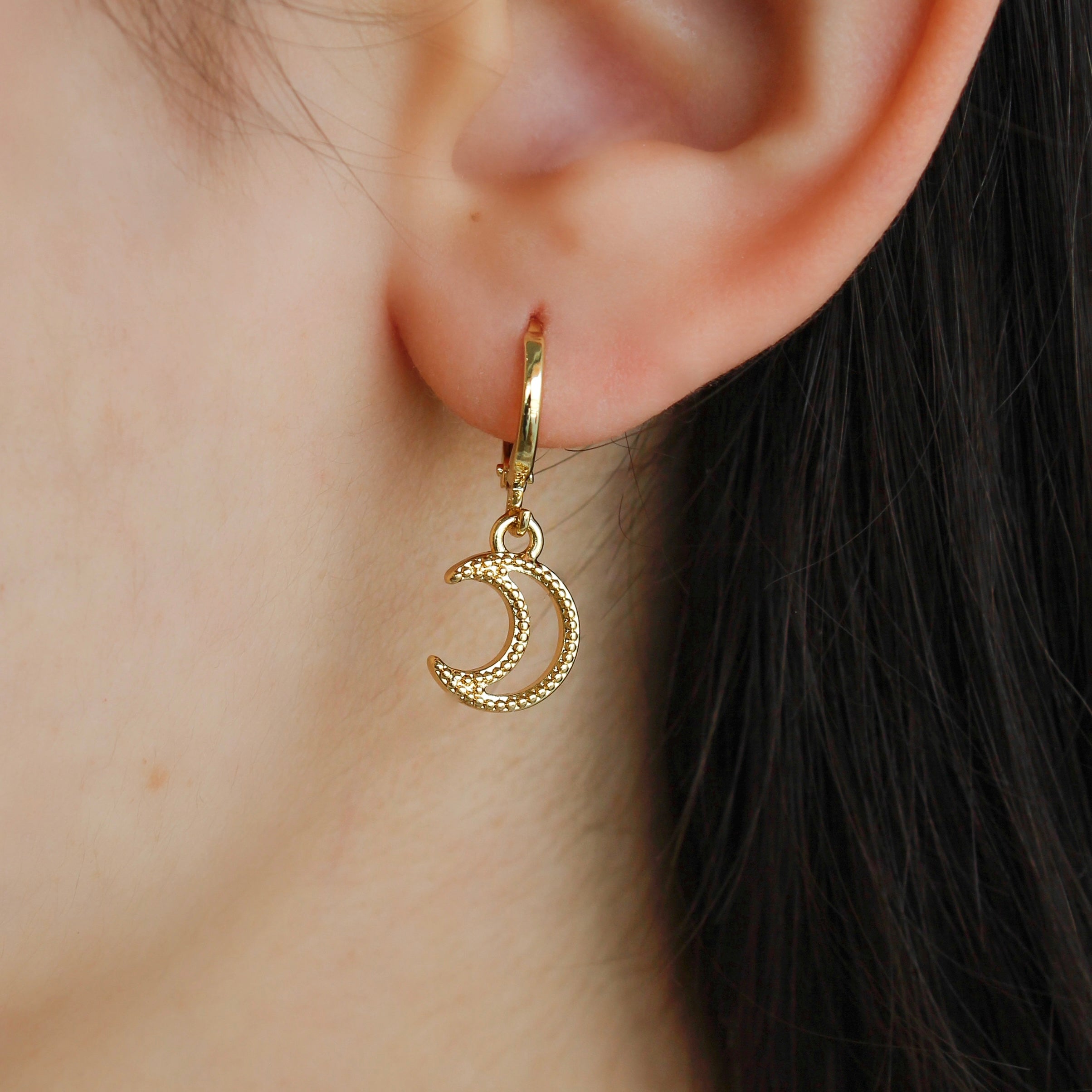 Aretes luna