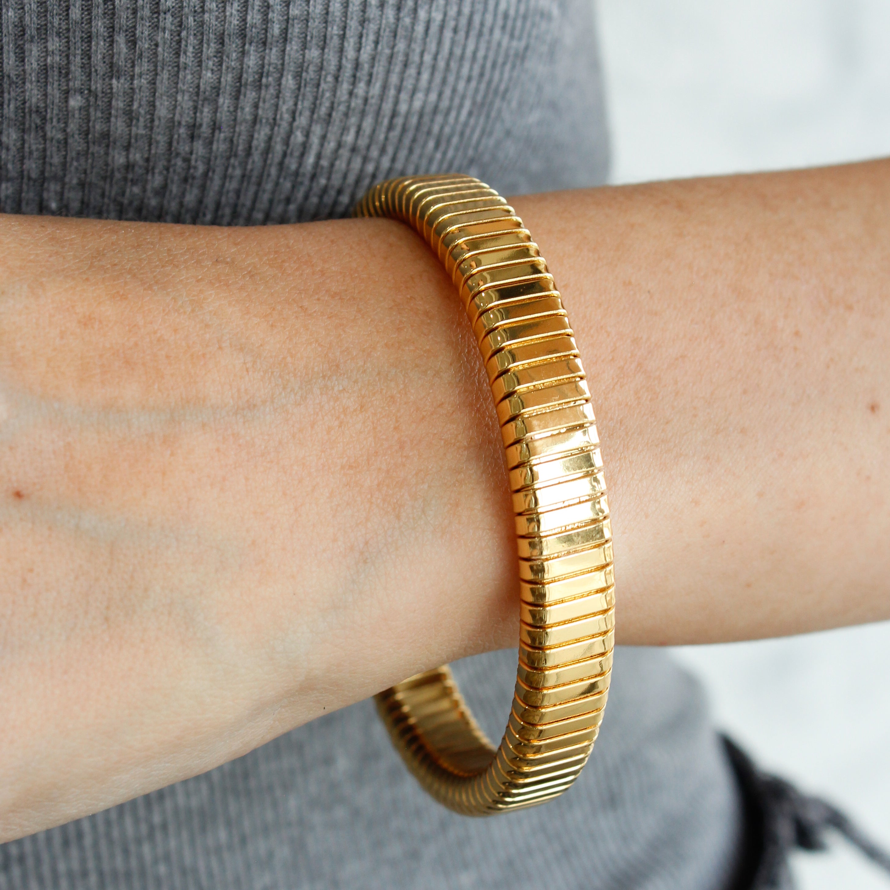 Brazalete flex (dorado o plateado)