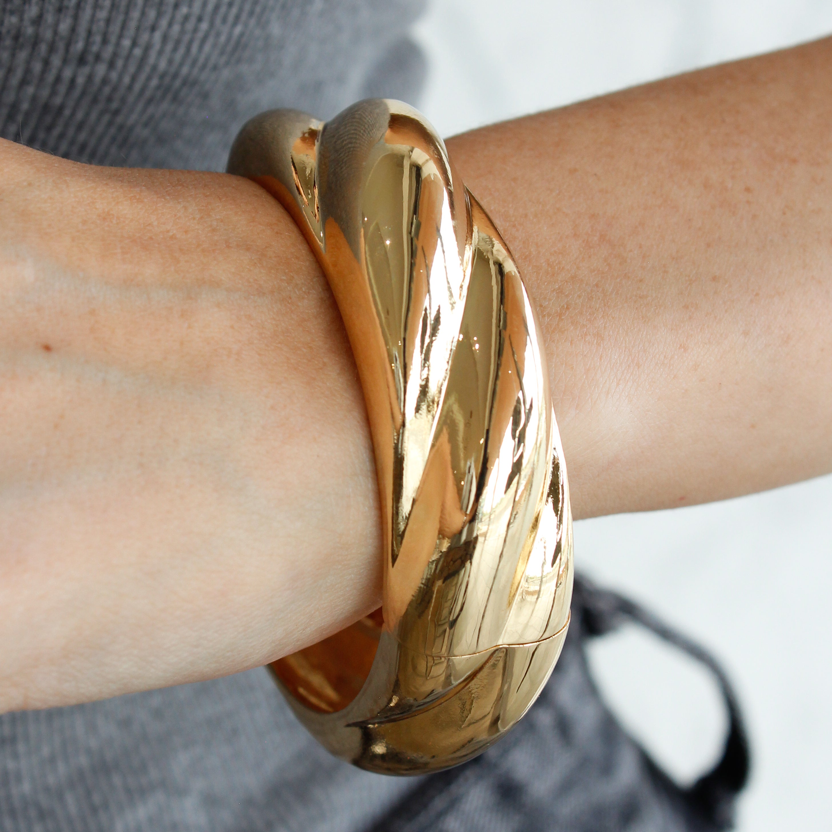 Brazalete aro torsal (dorado o plateado)