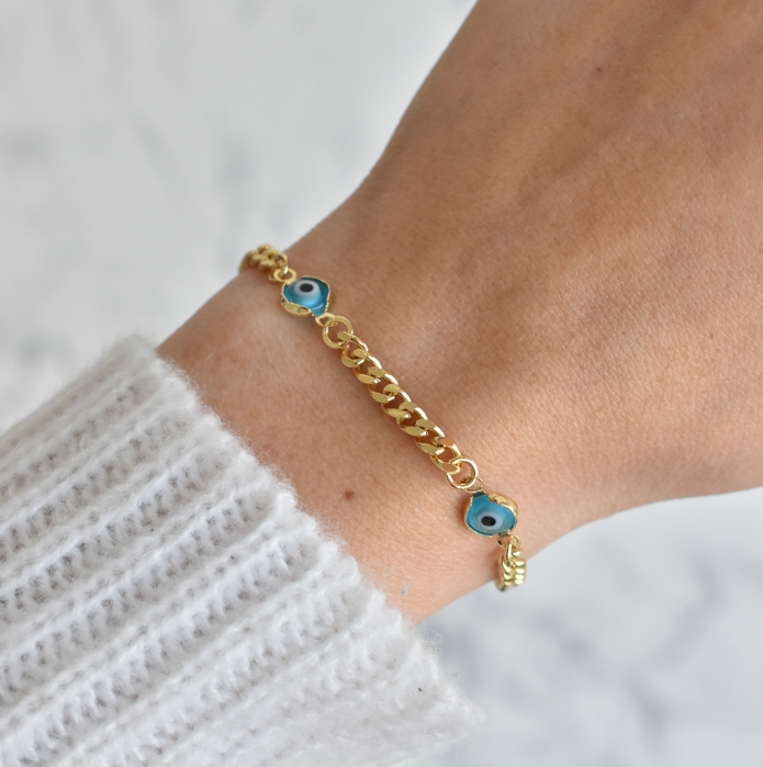 Pulsera ojo azul