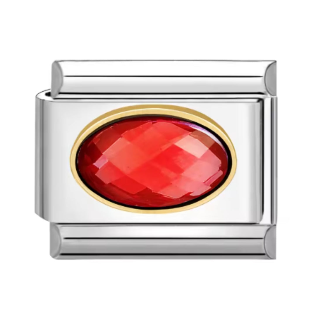 Italian Charm Circona (roja y morada)