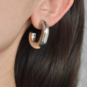 Aretes hoop clásicos