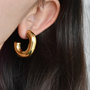 Aretes hoop clásicos