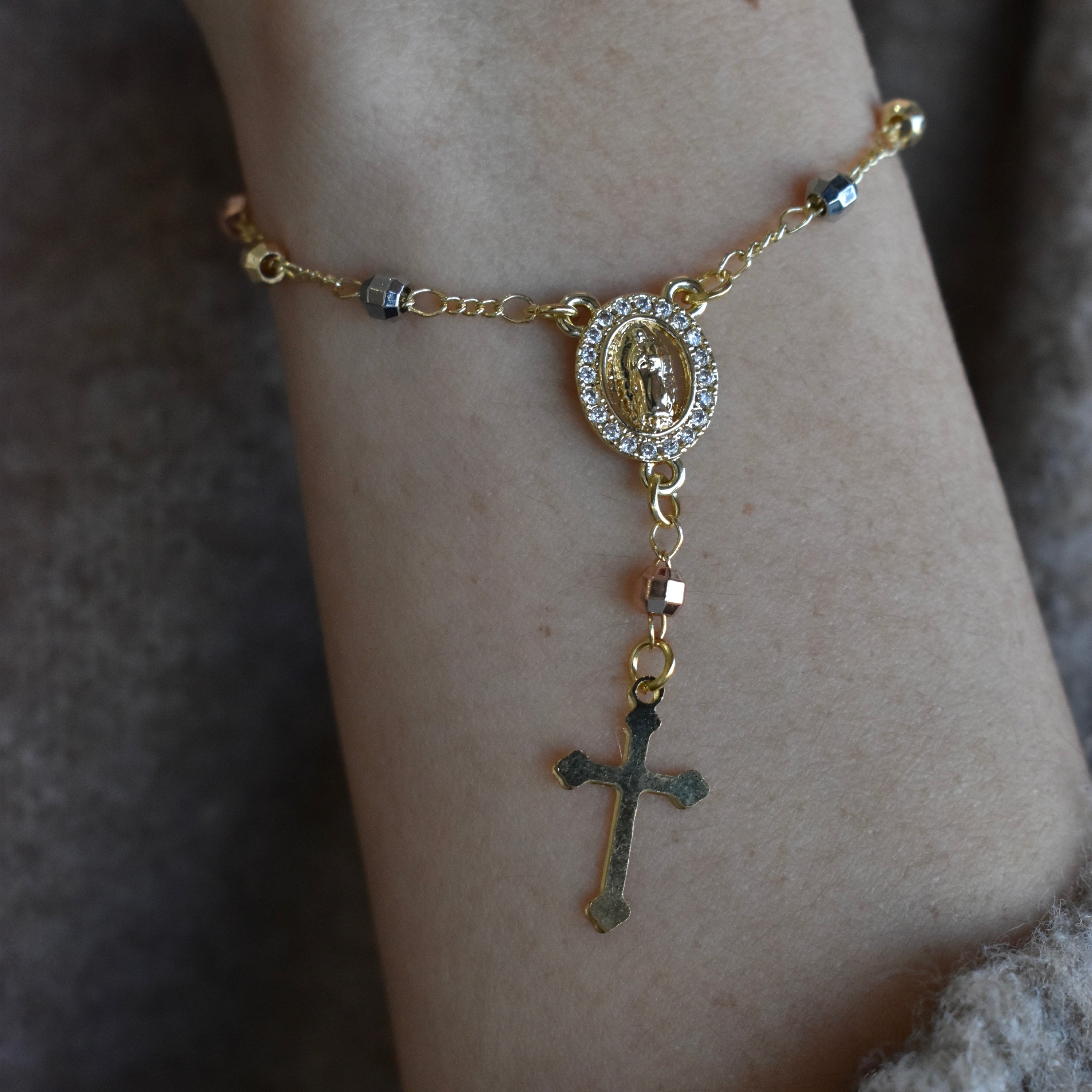 Pulsera decenario virgen