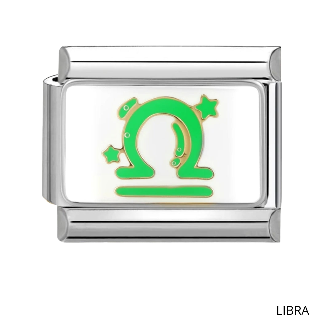 Italian Charm signo zodiacal (fondo blanco)