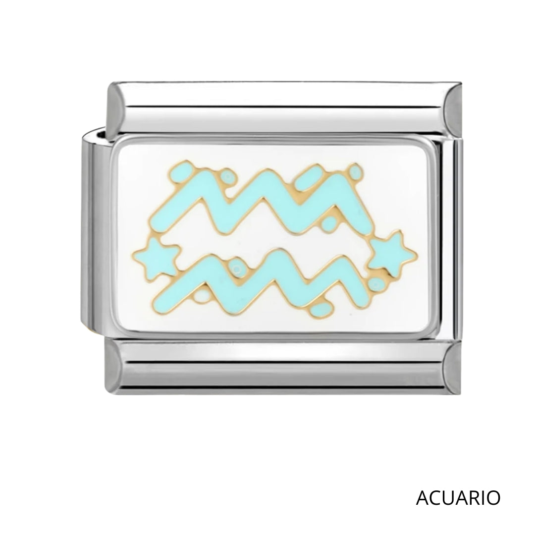 Italian Charm signo zodiacal (fondo blanco)