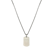 Collar con placa para grabar (distintos colores)